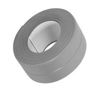 SENRISE Ruban d'étanchéité pour cuisine et salle de bain Résistance aux températures élevées en PVC imperméable à la corrosion, gris