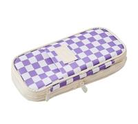 SENRISE Trousse à crayons de grande capacité, organiseur de stylos durable pour bureau, université, école, adolescent, fille, garçon, homme, étudiant, K, 1 pièce, Trousse de beauté