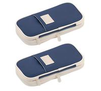 SENRISE Trousse à crayons de grande capacité, organiseur de stylos durable pour bureau, université, école, adolescent, fille, garçon, homme, étudiant, E, 2PC, Trousse de beauté