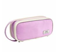 SENRISE Trousse à crayons portable de grande capacité pour filles, femmes, adultes, école, bureau, université, violet, 22cm*6cm*10cm, Général