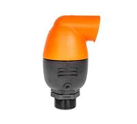 SENRISE Vanne de décharge d'air d'irrigation, valve d'échappement automatique sous vide en plastique pour agriculture, jardin, plantation paysagère (1,9 cm)