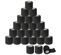 SENRN 12PCS Tattoo Grip Cover Wrap,Elastic Tattoo Grip Cover Tape Disposable Cohesive Tattoo Grip Bandage Tape Self Adhesive Bandage Tape for Tattoo Accessories