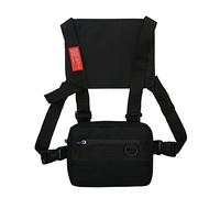 SENRN Chest Rig Bag Multifunctional Waist Front Bag Vest Waist Bag Shoulder Bag for Hiking Running Camping Chest Bag for Men, Black