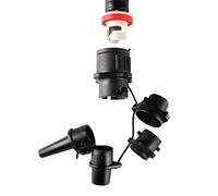 SENRN Kayak Air Valve Adaptor Inflatable Boat Air Valve Attachment Sup Pump Converter Accessory Black