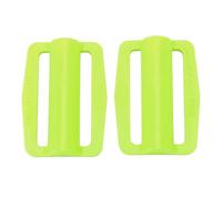 Senrusa 2Pcs Diving Weights Smoother Finish Erosion Plastic Steel Dive Belt Quick Release Buckle for Scuba Diving Spear Fishing (Fluorescent Yellow)