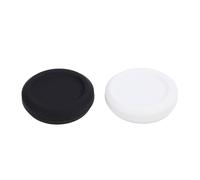 Senrusa 2pcs Silicone Lens Chapeau Anti Scratch Huile Spaped Finis Finis Lens Couvercle de Protection pour Go 3S Black and White