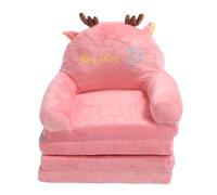Senrusa Canapé Pliable Mignon Forme de Dessin animé Confortable canapé d'enfants multifonctionnels plié pour la Maternelle à la Maison (Pliant dans Les Quartiers)