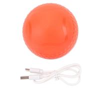 Senrusa Jouet à Boule de Chien interactif Intelligent avec lumières LED IP54 Motion Rechargeable Activé des balles roulantes activées (Orange)