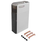 Senrusa Salle de Bain de Rangement étroit Armoire en Acrylique Organisateur de Toilettes Mobiles avec tiroir pour Le Salon de la blanchisserie Petite Espace (3 Tier)