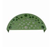 Senrusa Shrimp Breeding Cave Aquarium Tunnel Protector Delicate Landscape Hollow Hideouts Statue Fishtank Habitat Decoration (Vert)