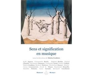 Sens et signification en musique - Marta Grabocz - Hermann - broché - Beau livre