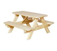 Jimmy Table de pique-nique pour enfants Naturel