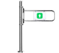 Sens Unique Ressort Acier Inoxydable Portes D'entrée De Sécurité Pour Comptoir, Petit Modèle Fermeture Automatique Porte D'accès, Fermeture Automatique Portillon Pivotant Vert(B-Left,100 cm long)