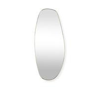 SensaHome Miroir Mural Leandro - Miroir Organique - Design asymétrique - 120 x 50 cm - Doré