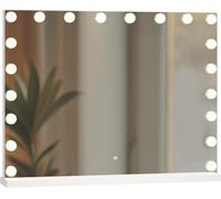 SensaHome Vanity Mirror Pro - Miroir de Maquillage Hollywood avec 15 Lampes LED à intensité Variable - 3 Modes d'éclairage - 80x60 cm - Blanc