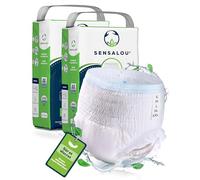 Sensalou 44 Culottes Incontinence L - Couches Adulte Jetables Pull-Ups | Protection maximale pour homme et femme, absorption 3000 ml, sous-vêtements de maternité doux et sans latex