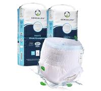 Sensalou 60x Couche Culotte Incontinence Taille L, Slip Absorbant Adulte | Protection jetable forte pour fuites urinaires et fécales, pants nuit et jour pour femme et homme, maternité et seniors
