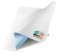 Sensalou Alèse Réutilisable 50x90 cm - Lot de 4 Protège-Lits Imperméables Lavables - Protection Anti-Fuite pour Incontinence Bébé, Adulte et Senior - Ultra Absorbant 2400 ML/m² - Certifié Oeko-TEX
