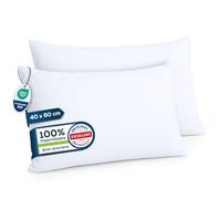 Sensalou Housse d'oreiller Imperméable 40x60 cm - Protège-Oreiller Éponge