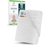 Sensalou Lot de 2 Protège-Matelas 80x180 cm Imperméable pour Lit Enfant