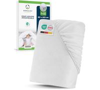Sensalou Lot de 2 Protège-Matelas Imperméable 60x120 cm pour Lit Bébé