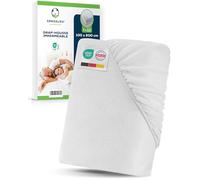 Sensalou Protège-Matelas Imperméable 100x200 cm - Drap-Housse Étanche | Protection respirante en coton, alèse silencieuse lavable à 95 °C, idéale pour enfants et adultes, bonnet de 25 cm