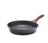 SENSARTE Poêle Granit 24 cm, Anti-adhésif Sans PFOA, Compatible Tous Feux Dont Induction, Manche Restant Froid, Lavable au Lave-Vaisselle - Réussissez vos Oeufs au Plat & Steaks Saignants