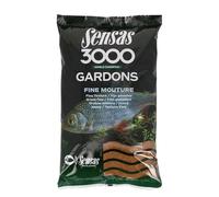 Sensas Amorce 3000 Gardons Fine Mouture - 1Kg - Brun fonce - 10371