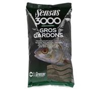 Sensas Amorce 3000 Gros Gardons Fine Mouture Noire - 1Kg - Noir - 40431