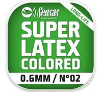 Sensas Elastique Super Latex Colored - 6m - D.0.90mm - Vert - 18511