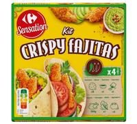 SENSATION - Fajitas KIT CROUSTI FAJI CARREFOUR | Savoureux mélange d'épices | Parfait pour vos soirées mexicaines | la boite de 530g | LOT DE 3