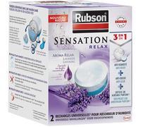 Sensation Relax Recharges Universelles Pour Absorbeur D'Humidité Parfum Lavande (2 X 300 G) - Recharges 3 En 1 Anti-Humidité[YA130]