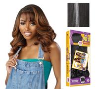 Sensationnel Butta Lace 90Sbangs Perruques synthétiques pré-épilées sans colle avec raie profonde (BALAYAGEPLATINUM)