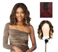 Sensationnel Butta Lace Wig - Unit 8 Perruque synthétique extra large de 12,7 cm de profondeur pré-épilée sans colle (MP/vin)