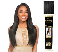 Sensationnel Cheveux humains Empire Yaki - Tissage sans nœuds pour un tissage rapide et des styles à coudre - Idéal pour les faux reflets - 1 paquet (35,6 cm, M280)