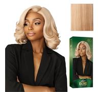 Sensationnel Chicbob Lace Frontwig Perruque synthétique pré-épilée sans colle avec 7 faces de 12,7 cm de profondeur Blond pêche