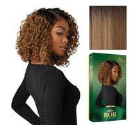 Sensationnel Chicbob Lace Frontwig - Perruque synthétique pré-épilée sans colle - Sans colle - 12,7 cm de profondeur - Blond pâle