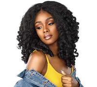 Sensationnel Curls Kinksandco Perruque en dentelle large avec ligne de cheveux naturelle pré-épilée pour textures de cheveux naturels 3C à 4C (2 brun foncé)