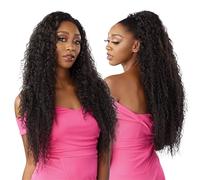 Sensationnel Demi-perruque à tissage instantané - 20 perruques synthétiques avec cordon de serrage réglable pour un mélange de cheveux sans couture (TH2/30)