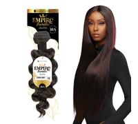 Sensationnel Empire Bundles - Cheveux humains l ches et profonds 10a sans n uds pour tissage et couture - 1 paquet (12 pouces NATUREL/NOIR)