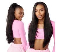 Sensationnel Instant Updown Halfwig Pony - Iud 21 4 Style en 1 Demi-perruque et cordon de serrage (BALAYAGEPLATINUM)