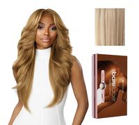 Sensationnel Lace Bare 6x5 Lacewig - Unit 3 Synthtique sans gluant en lacefrontal 180 degrs de la cheveux pr-tourne (Balayageashblonde)