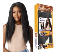 Sensationnel Perruque bou Kinkyedges Kinkyedges - Cheveux crépus raides 61 cm 33 x 15 cm avec dentelle frontale naturelle pour textures de cheveux naturels 3C à 4C (BALAYAGECOPPER)