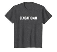 Sensationnel T-Shirt, Enfant, Chiné Foncé, 3 Ans