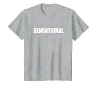 Sensationnel T-Shirt, Enfant, Gris Chiné, 8 Ans
