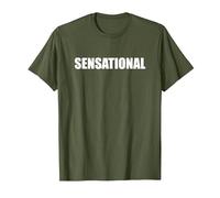 Sensationnel T-Shirt, Homme, Olive, S