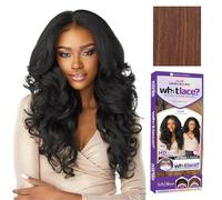 Sensationnel What Lace Perruque synthétique LATISHA Cloud 9 avec ligne de cheveux pré-épilée HD Lace - Whatlace LATISHA 33 x 15 cm (flamant chocolat)