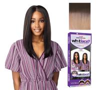 Sensationnel What Lace Perruques 13 x 6 Kiyari Lacefrontal synthtique sans colle attach la main avec ligne de cheveux pr-pile de densit