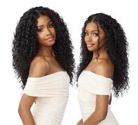 Sensationnel What Lace Perruques 13 x 6 Perla Lacefrontal synthtique sans colle attach la main avec ligne de cheveux pr-pile de densit