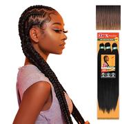 Sensationnel Xpression Lot de 3 tresses Yaki lisses Xpression 147,3 cm Kanekalon ignifuge 3 x X-pression 147,3 cm